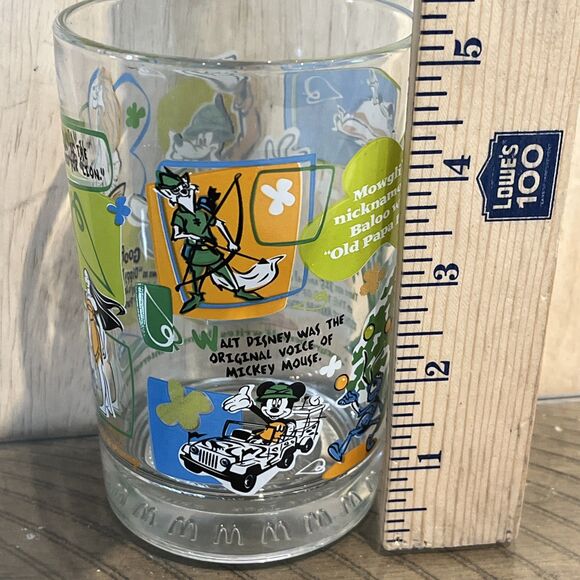 McDonalds Walt Disney 100 Years of Magic Comemerative Drinking Glass Goofy Simba - Picture 6 of 6